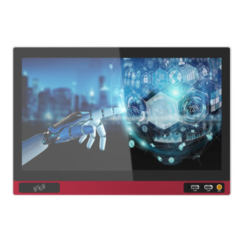 YPC‑QD 21.5 Inch Front‑I/O Industrial PC, 10‑Point Capacitive Touch, Smart Factory Operation Terminal